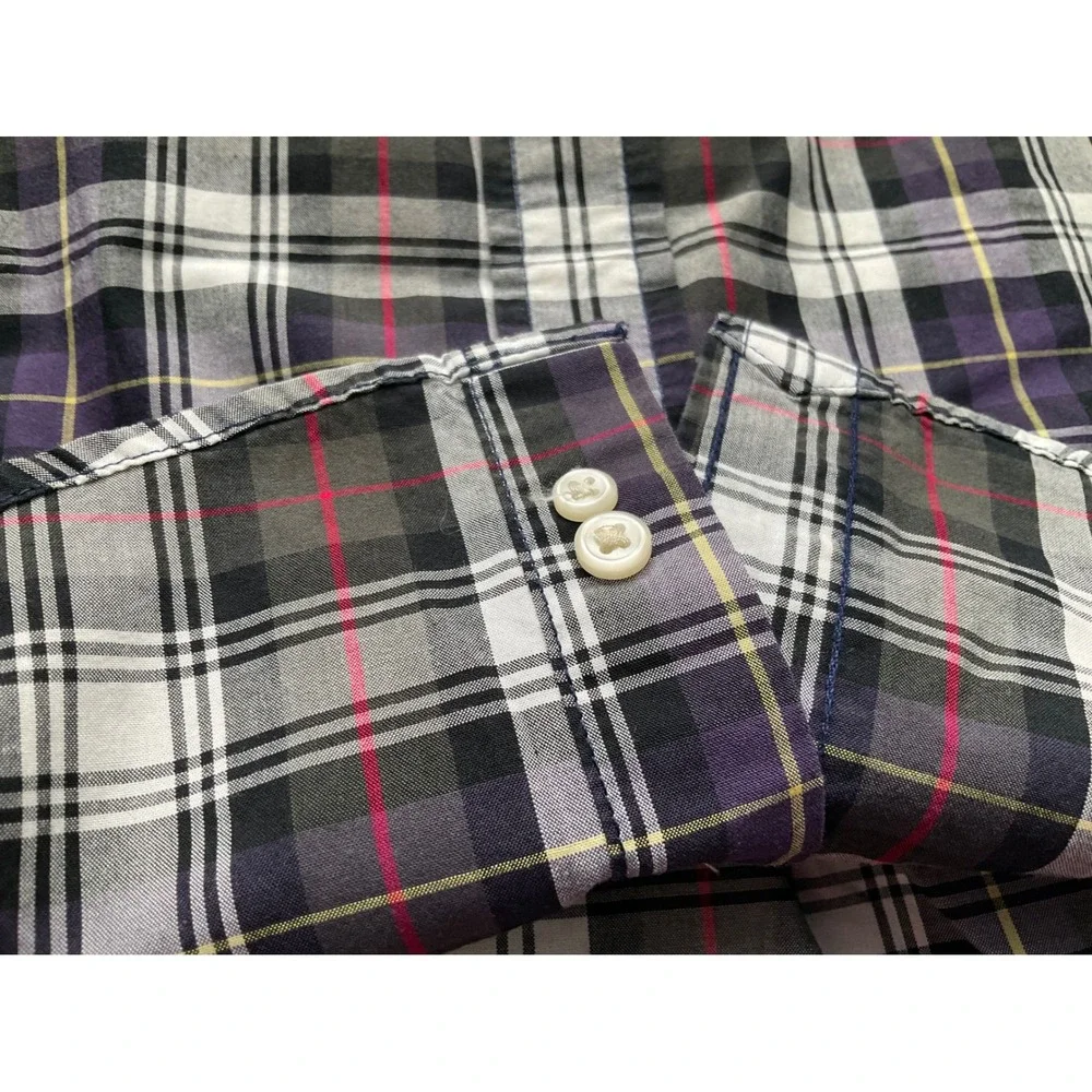 Ralph Lauren Polo Plaid Boys size 2T Button‎ Down Shirt Long Sleeve Cotton